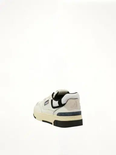 Autry Clc Low Sneakers in White/black White | Thumbnail 2