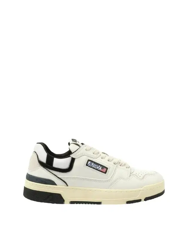 Autry Clc Low Sneakers in White/black White