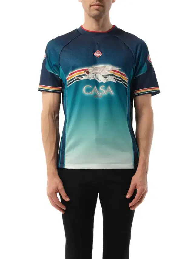 Casablanca Casa Printed Football Top