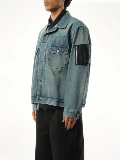 Sacai Denim x Nylon Jacket | Thumbnail 5 Sacai Denim x Nylon Jacket | Thumbnail 5