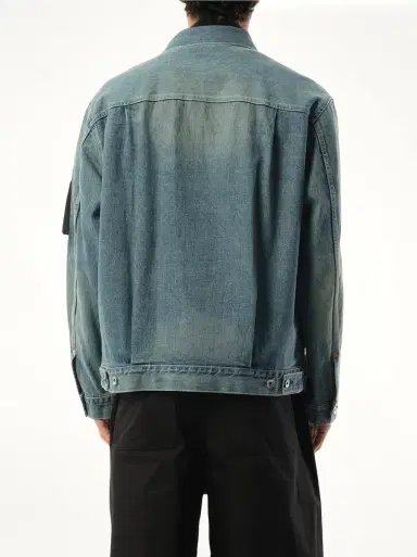 Sacai Denim x Nylon Jacket | Thumbnail 6 Sacai Denim x Nylon Jacket | Thumbnail 6