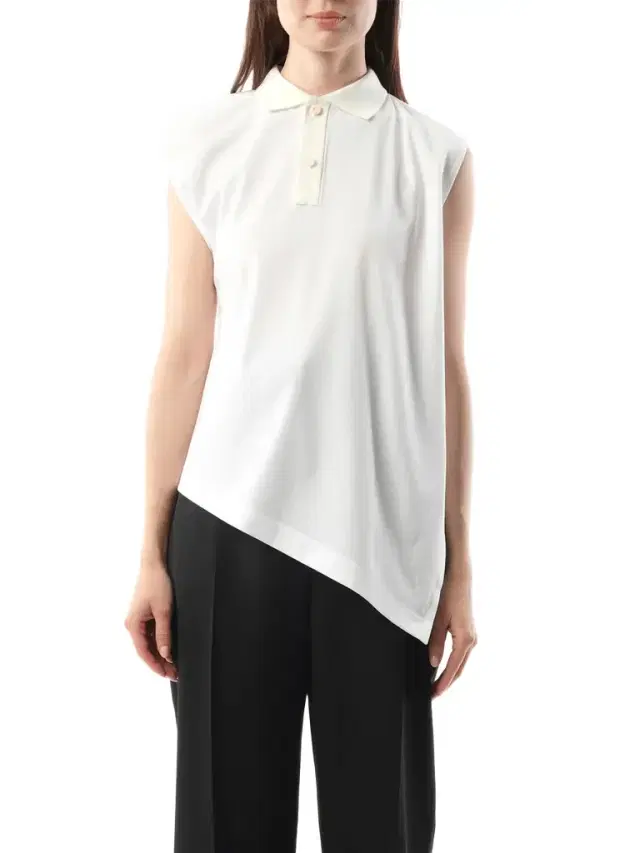 Sacai Cotton Poplin x Jersey Polo