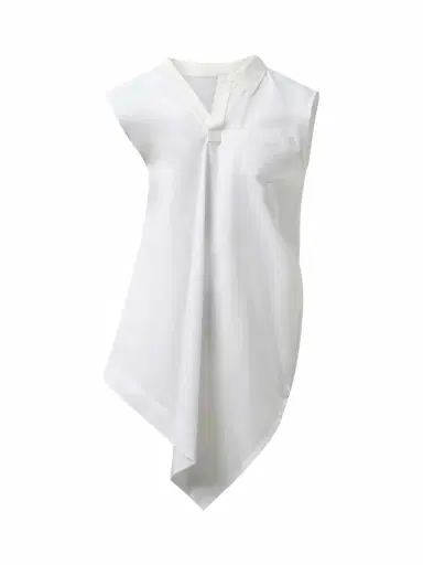 Sacai Cotton Poplin Polo Shirt | Thumbnail 3 Sacai Cotton Poplin Polo Shirt | Thumbnail 3