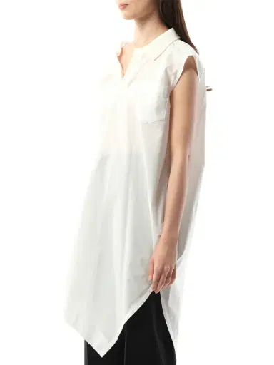 Sacai Cotton Poplin Polo Shirt | Thumbnail 5 Sacai Cotton Poplin Polo Shirt | Thumbnail 5