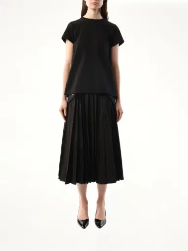 Sacai Cotton Poplin x Jersey T-shirt | Thumbnail 4 Sacai Cotton Poplin x Jersey T-shirt | Thumbnail 4
