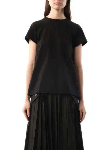 Sacai Cotton Poplin x Jersey T-shirt | Thumbnail 1 Sacai Cotton Poplin x Jersey T-shirt | Thumbnail 1