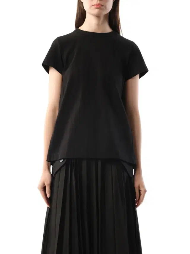 Cotton Poplin x Jersey T-shirt Cotton Poplin x Jersey T-shirt