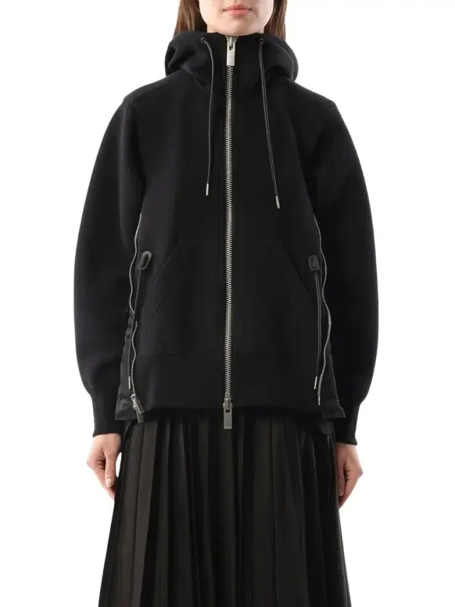 Sacai Sponge Sweat Nylon Twill Hoodie