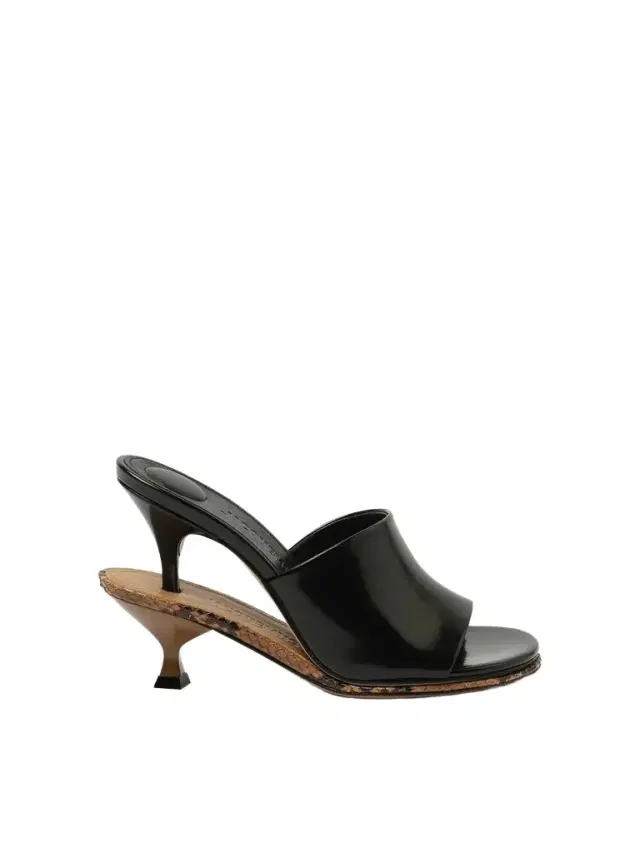 Jacquemus Les Doubles Mules in Black/light Brown