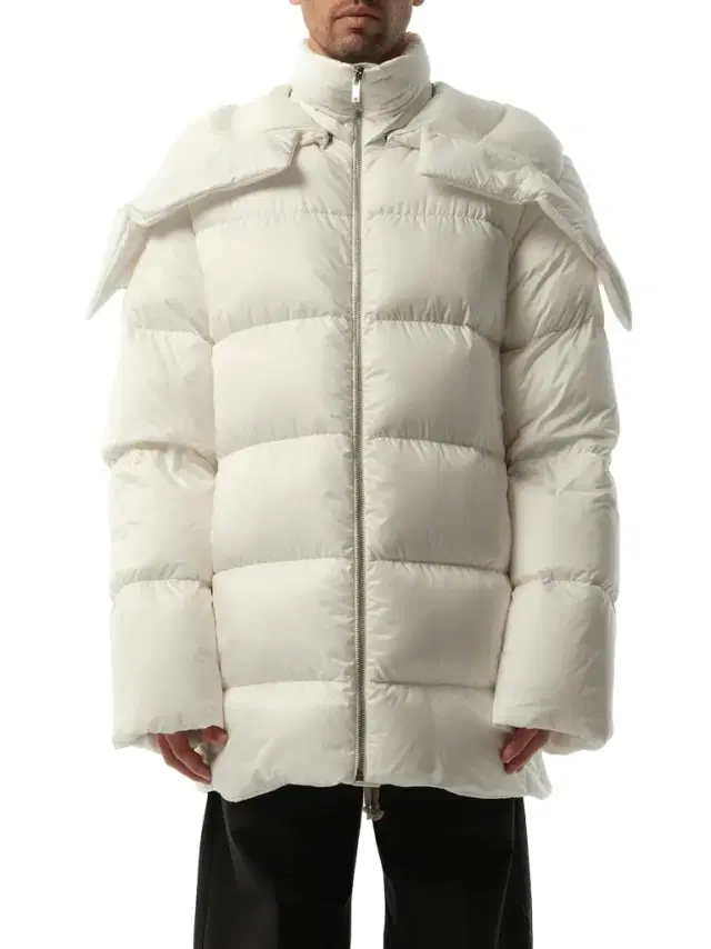 Rick Owens Rick Owens x Moncler Hooded Cyclopic Coat in