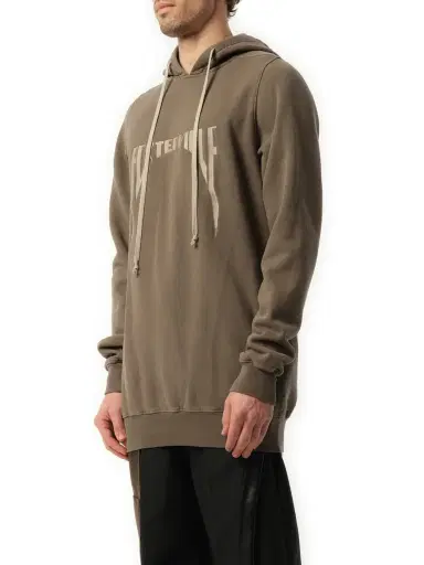 Rick Owens Porterville Embroidered Hoodie in Dust/pearl Brown | Thumbnail 5 Rick Owens Porterville Embroidered Hoodie in Dust/pearl Brown | Thumbnail 5