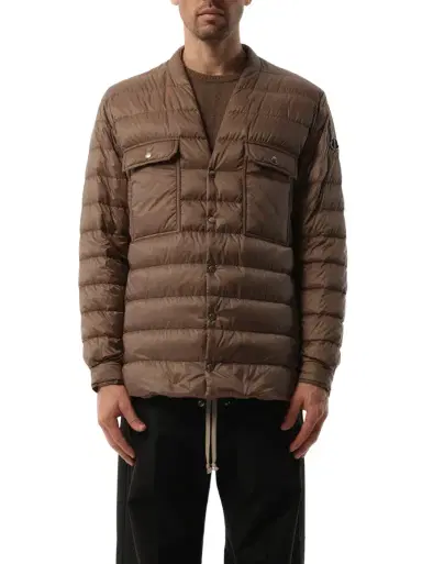 Rick Owens Rick Owens x Moncler Padded Outershirt in | Thumbnail 1 Rick Owens Rick Owens x Moncler Padded Outershirt in | Thumbnail 1
