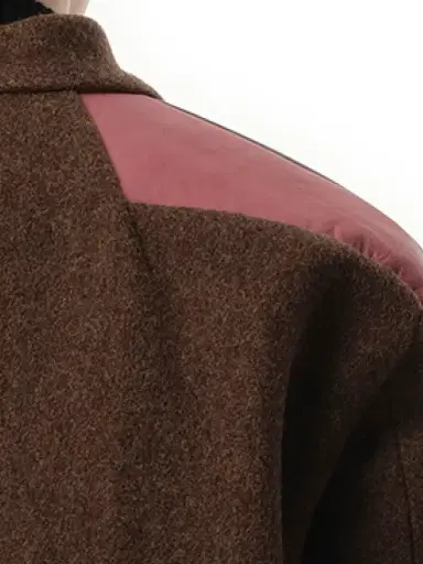 Rick Owens Officer Jacket in Brown/black/thulian Brown | Thumbnail 2 Rick Owens Officer Jacket in Brown/black/thulian Brown | Thumbnail 2