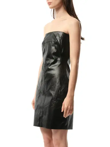 Rick Owens Coated Denim Bustier Mini Dress | Thumbnail 5 Rick Owens Coated Denim Bustier Mini Dress | Thumbnail 5