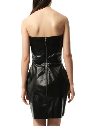 Rick Owens Coated Denim Bustier Mini Dress | Thumbnail 6 Rick Owens Coated Denim Bustier Mini Dress | Thumbnail 6