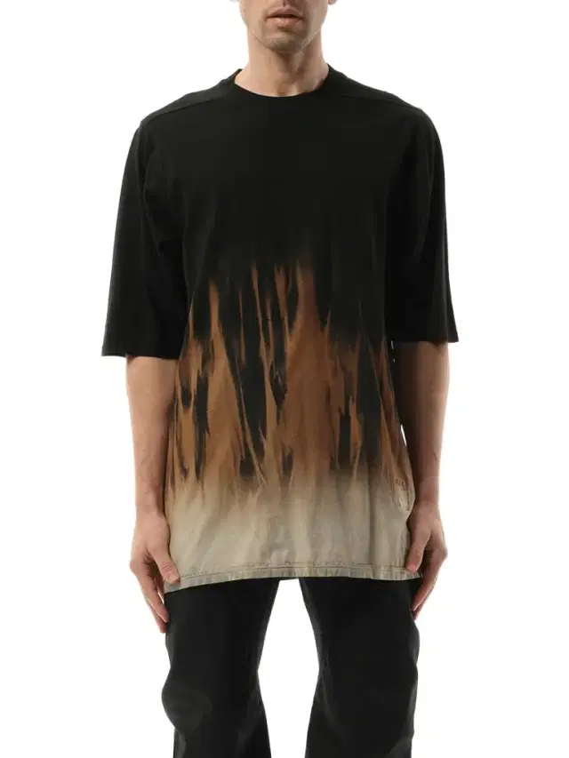 RICK OWENS DRKSHDW Jumbo SS T-shirt in Black/terra Black