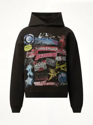 We11Done Vintage Collage Hoodie | Thumbnail 3