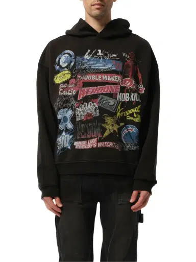 We11Done Vintage Collage Hoodie | Thumbnail 1