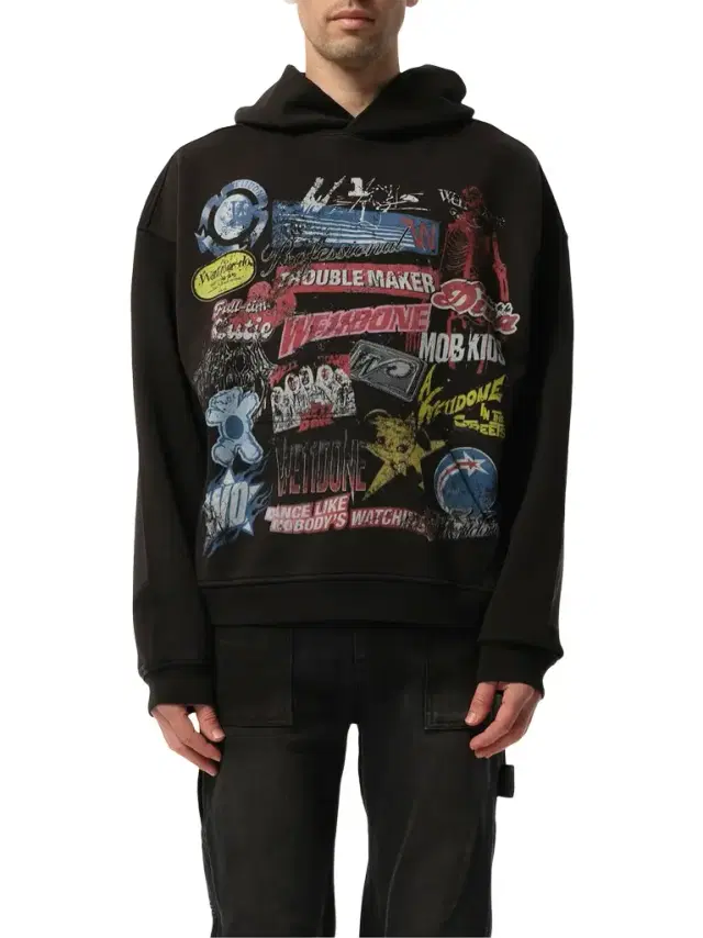 We11Done Vintage Collage Hoodie