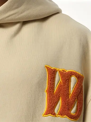 We11Done Boucle Letter Logo Hoodie | Thumbnail 2