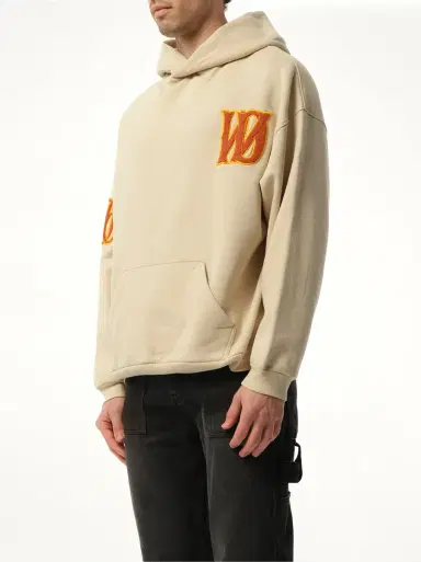 We11Done Boucle Letter Logo Hoodie | Thumbnail 5