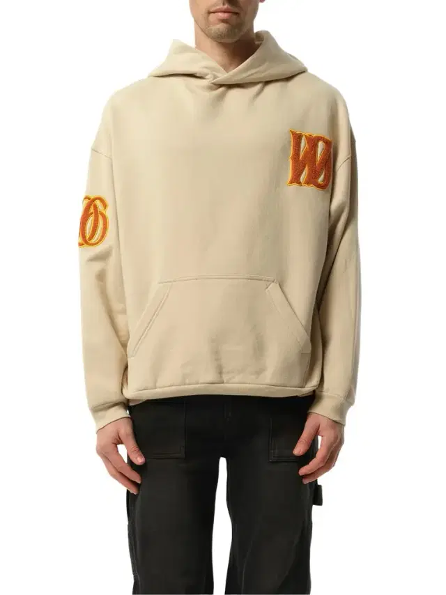 We11Done Boucle Letter Logo Hoodie