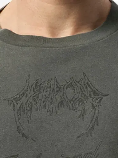 We11Done Multi-logo T-shirt in Charcoal Black | Thumbnail 2 We11Done Multi-logo T-shirt in Charcoal Black | Thumbnail 2