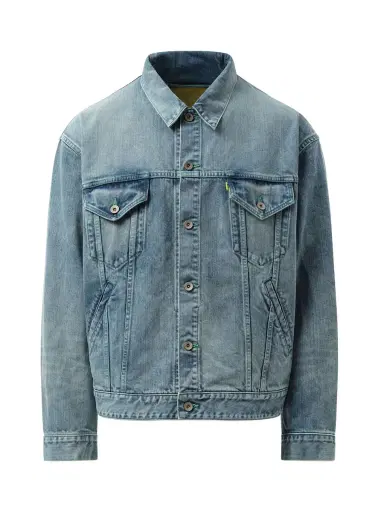 DOUBLET Care Denim Jacket in Indigo Blue | Thumbnail 3