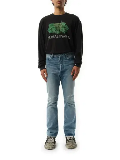 DOUBLET Care Denim Pants in Indigo Blue | Thumbnail 4