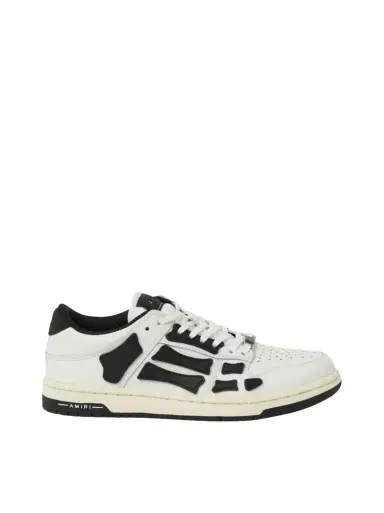 AMIRI Skeleton Low Top Sneaker in White/black White | Thumbnail 1 AMIRI Skeleton Low Top Sneaker in White/black White | Thumbnail 1