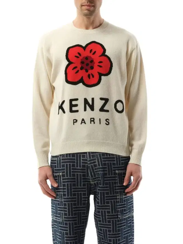 KENZO Knit Boke Flower Placed Sweater