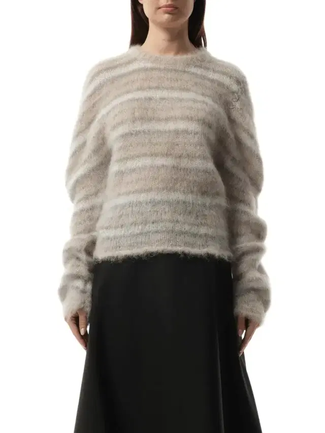 Marni Fuzzy Wuzzy Brushed Sweater in Tonic Grey