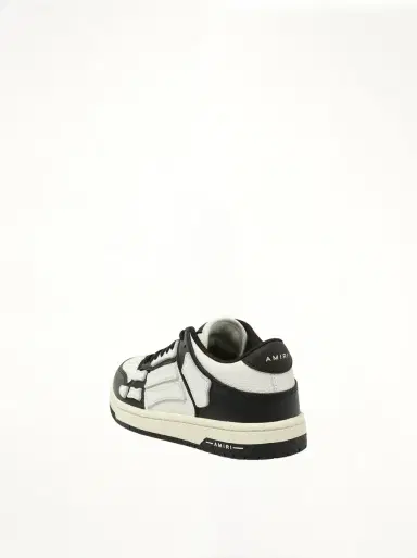 AMIRI Skeleton Low Top Sneaker in Black/white | Thumbnail 2