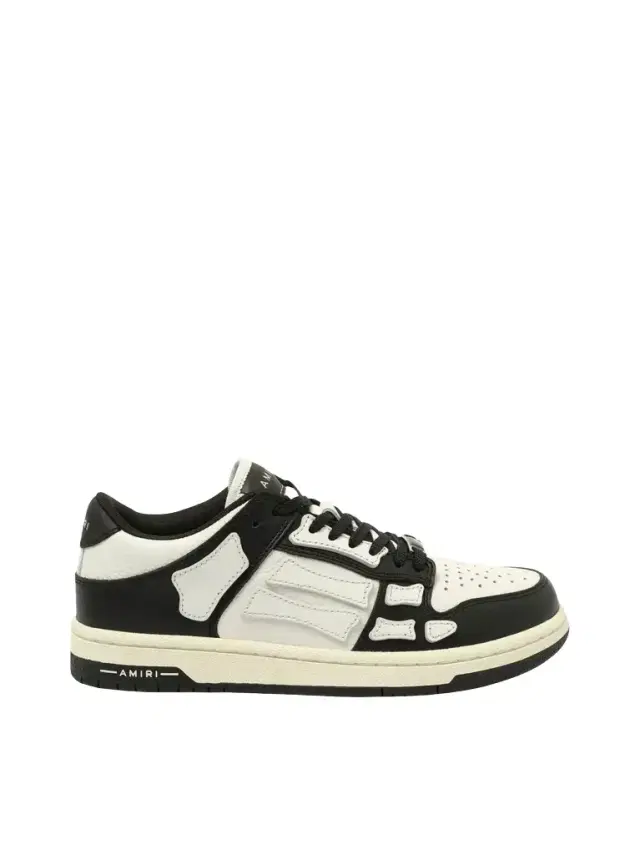 AMIRI Skeleton Low Top Sneaker in Black/white