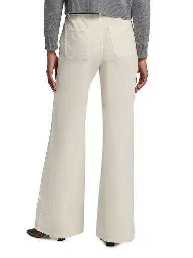 Nili Lotan Women's Florence Flared Cotton-Blend Corduroy Pants | Thumbnail 5 Nili Lotan Women's Florence Flared Cotton-Blend Corduroy Pants | Thumbnail 5