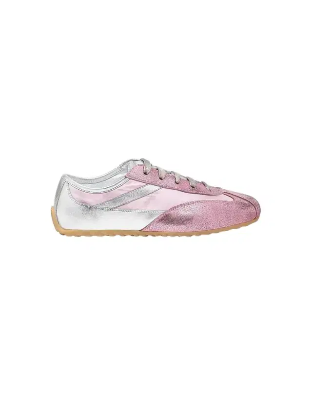 Alexander McQueen Women's Boxe Metallic Leather Low-Top Sneakers