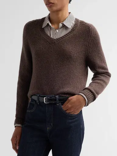 Nili Lotan Women's Vicki Cashmere-Wool Sweater | Thumbnail 4 Nili Lotan Women's Vicki Cashmere-Wool Sweater | Thumbnail 4