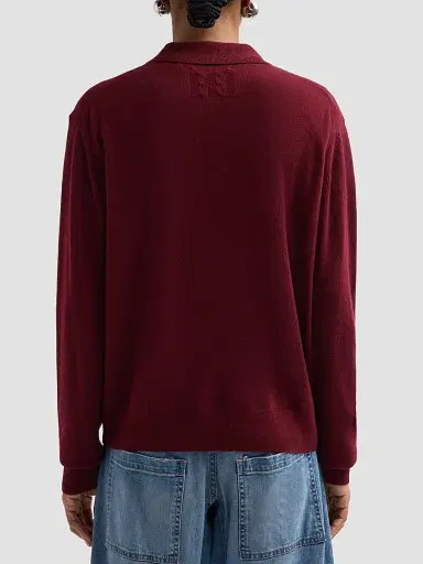 Nili Lotan Women's Jovan Cashmere Polo Sweater | Thumbnail 3