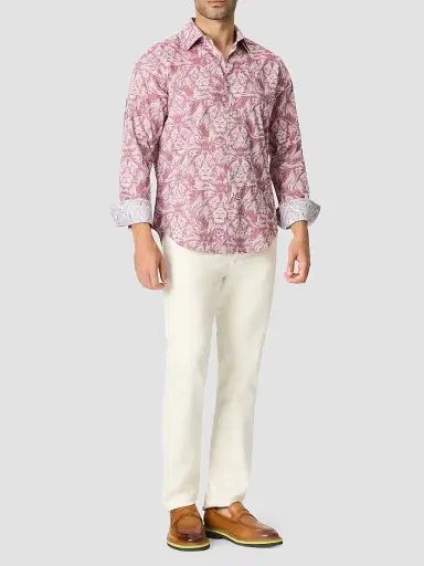 Robert Graham Men's Dubois Cotton Woven Shirt | Thumbnail 2 Robert Graham Men's Dubois Cotton Woven Shirt | Thumbnail 2