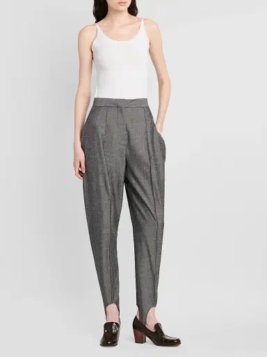 Stella McCartney Women's Twill Stirrup Pants | Thumbnail 2 Stella McCartney Women's Twill Stirrup Pants | Thumbnail 2