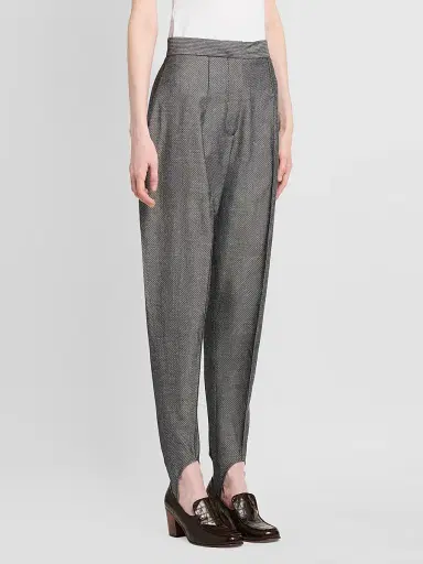 Stella McCartney Women's Twill Stirrup Pants | Thumbnail 4 Stella McCartney Women's Twill Stirrup Pants | Thumbnail 4