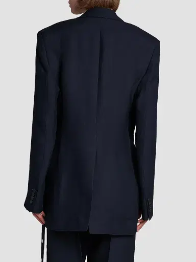 Stella McCartney Women's Stud-Belted Oversized Blazer | Thumbnail 5 Stella McCartney Women's Stud-Belted Oversized Blazer | Thumbnail 5