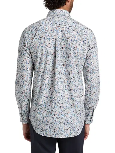 Paul Smith Men's Floral Cotton Regular-Fit Shirt | Thumbnail 5 Paul Smith Men's Floral Cotton Regular-Fit Shirt | Thumbnail 5