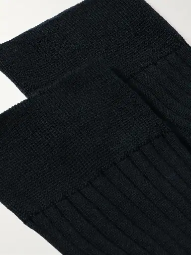 MR P. Ribbed Merino Wool-Blend Socks | Thumbnail 2 MR P. Ribbed Merino Wool-Blend Socks | Thumbnail 2