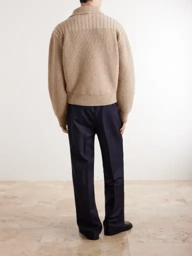 Dries Van Noten Ribbed Wool Cardigan | Thumbnail 4 Dries Van Noten Ribbed Wool Cardigan | Thumbnail 4
