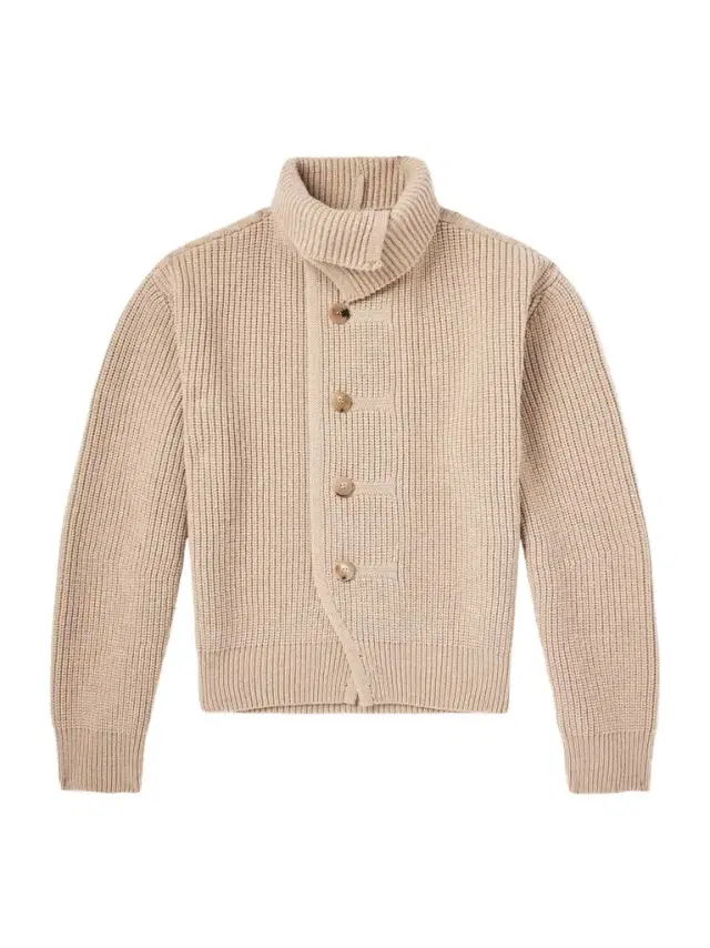 Dries Van Noten Ribbed Wool Cardigan