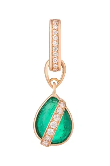 CLARA CHEHAB Emerald Diamond Liberté Charm | Thumbnail 1