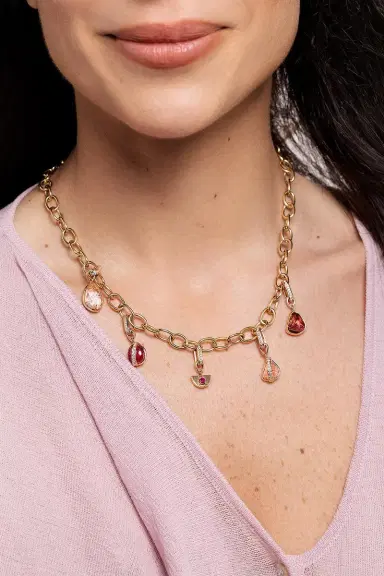 CLARA CHEHAB Ruby Diamond Liberté Charm | Thumbnail 2