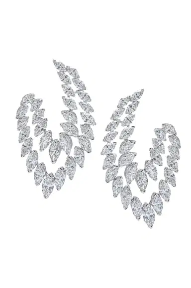 ARZANO Diamond Marquise Drop Earrings | Thumbnail 1 ARZANO Diamond Marquise Drop Earrings | Thumbnail 1