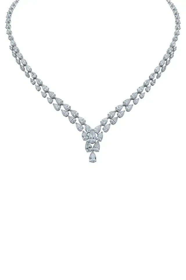 ARZANO Diamond Pear Necklace
